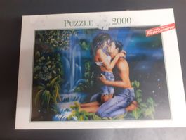 Dschungelleidenschaft Blatz Puzzle 2000 er inkl. Conserver