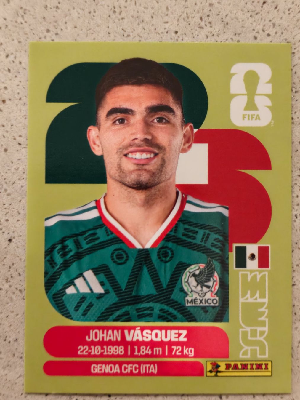 Panini Carte collezionabili: Panini Sticker WM 2026: Johan Vasquez MEX 3 – Nuovo (secondo la descrizione) da Zofingen venduto da Mak2