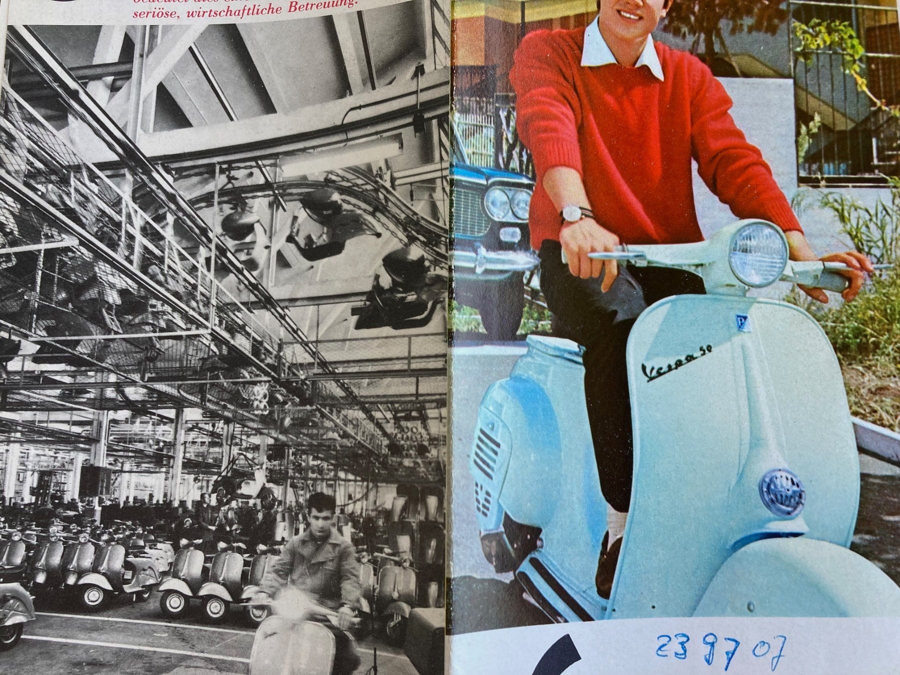 Vespa Tutti pezzi di ricambio per scooter: Vespa 50 Piaggio Prospekt 1964 – Usato da Dübendorf venduto da vesparazzo 3