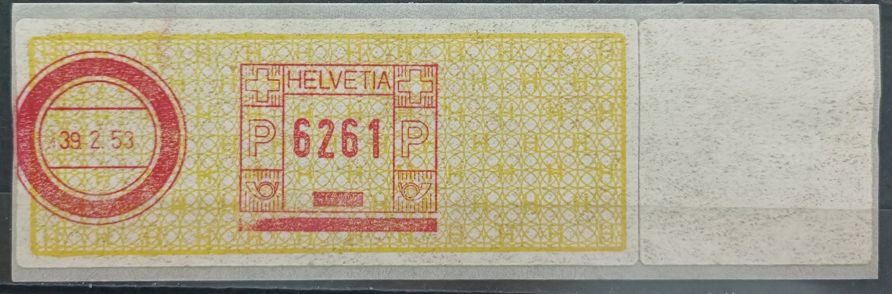 Tutti i francobolli: 39.2.53 FRAMA 6261 – Usato da Dübendorf venduto da goeggi79