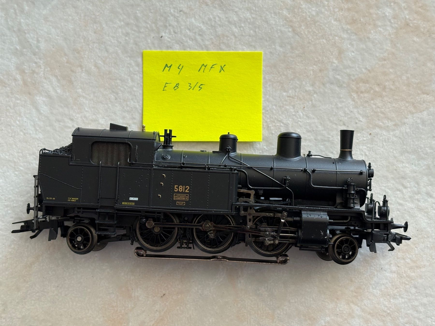 Märklin Modellini di ferrovie: Marklin 37136 Dampflok Eb 3/5 SBB 5812 Digital – Usato da Hauterive NE venduto da eriamch 2