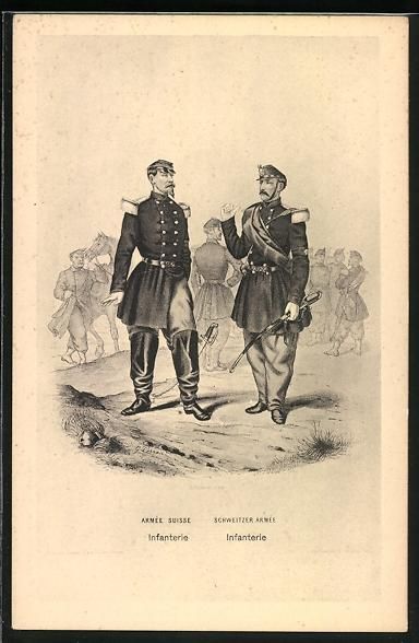 Foto, Lettere & Cartoline: Infanteriesoldaten der Schweizer Armee – Usato da Berlin venduto da bartko-reher