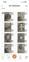 Schmuck-Konvolut: Kreuze, Anhänger, Medaillons, Vintage, Sam