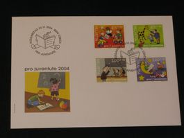 Pro Juventute FDC 2004 Nr. 373A - 376A Kindermarken II