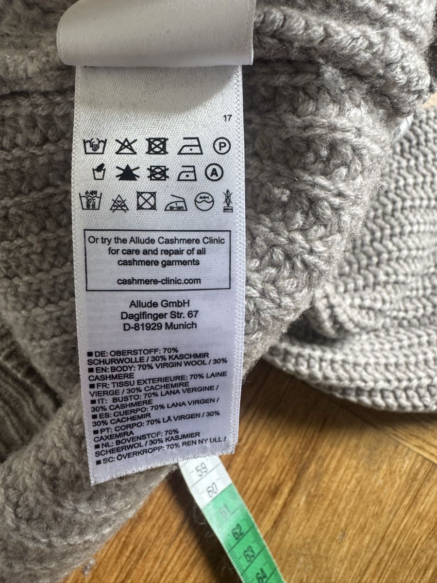 Allude Giacche: Strickjacke Allude Damen Grau  – Usato da Zürich venduto da Grace07 5