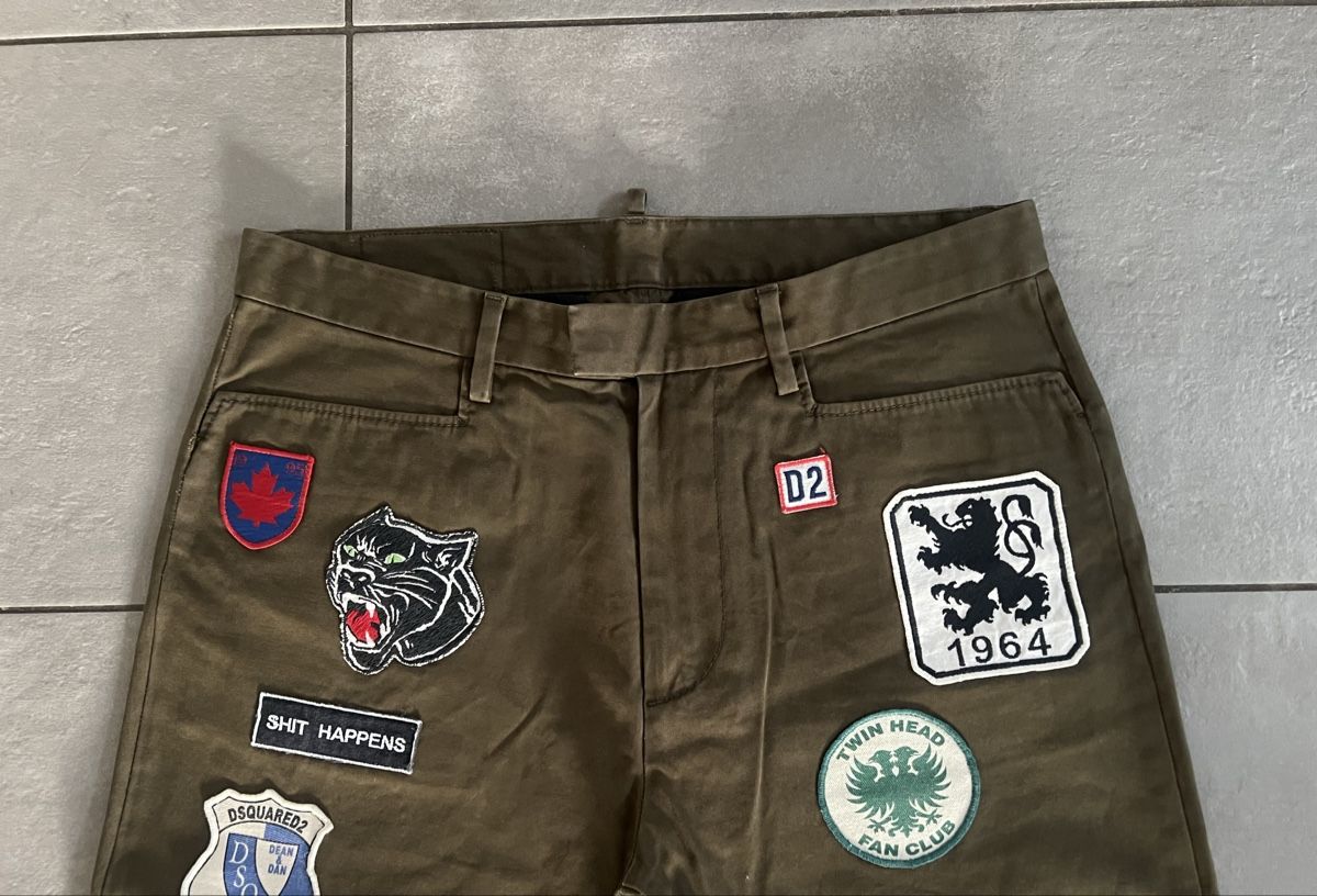 Pantaloni: Daquared2 pantalone patch uomo – Usato da Mendrisio venduto da fly_9wzx 3
