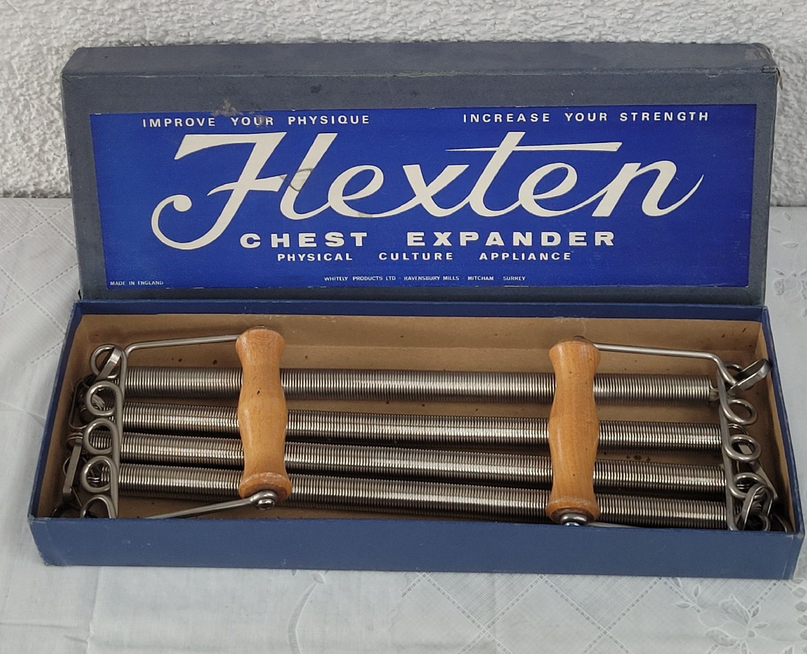 Antiker FLEXTEN Expander Fitnessgerät Stahlfedern um 1930 (Gebraucht ...