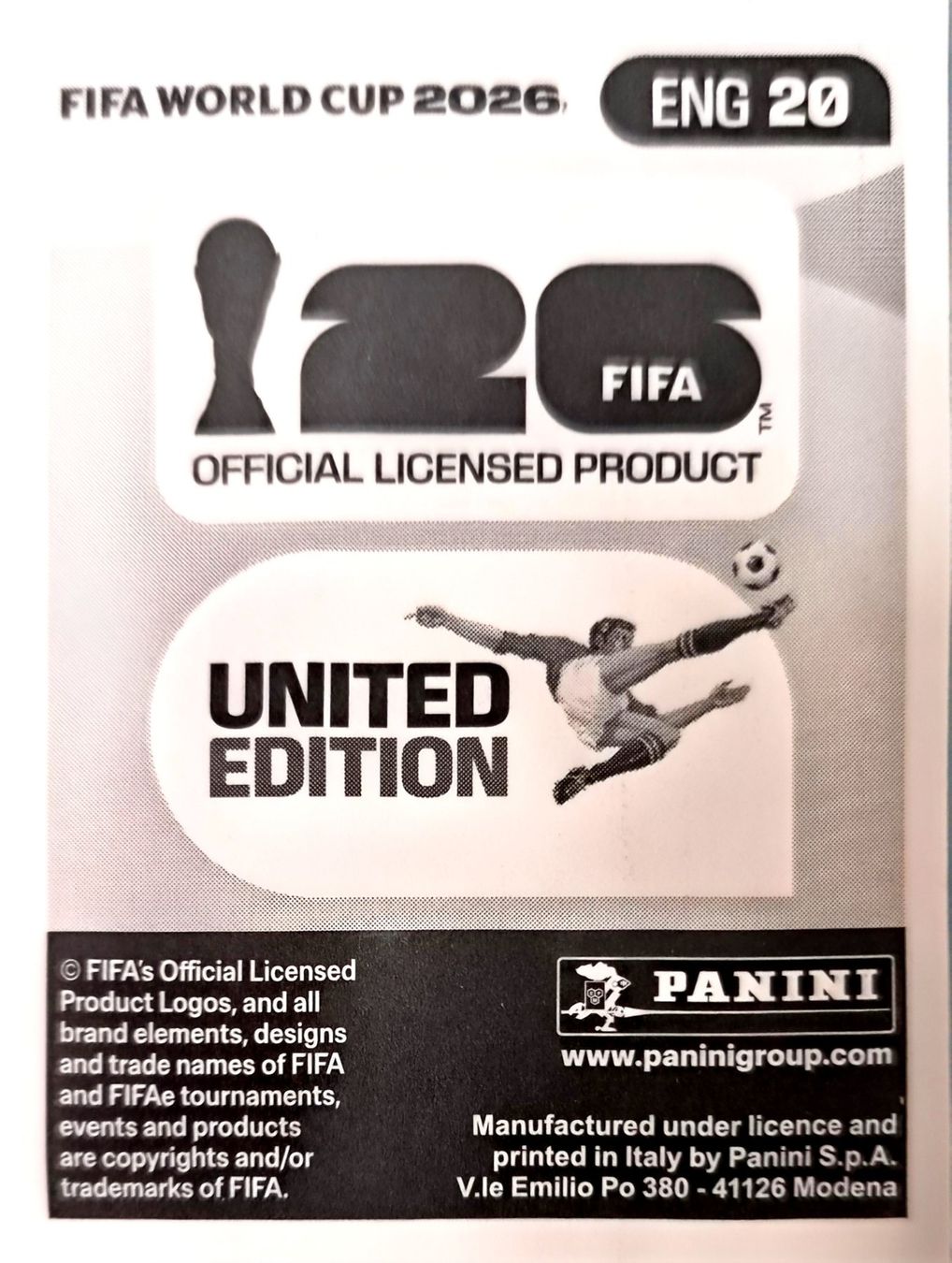 Panini Carte collezionabili: Carte FIFA World Cup 2026 ENG 20 – Usato da Clarens venduto da rim_g98y 1