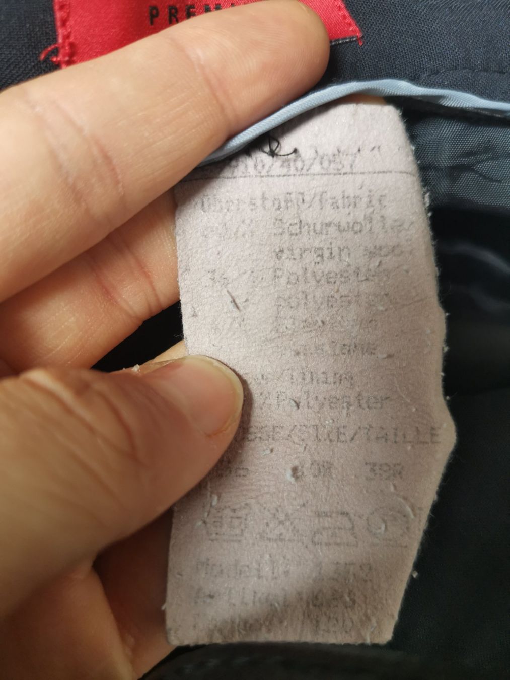 Hosen: Anzughose / Greiff / 36 / S / dunkelblau – Gebraucht aus Gelfingen von Meierbeat 2