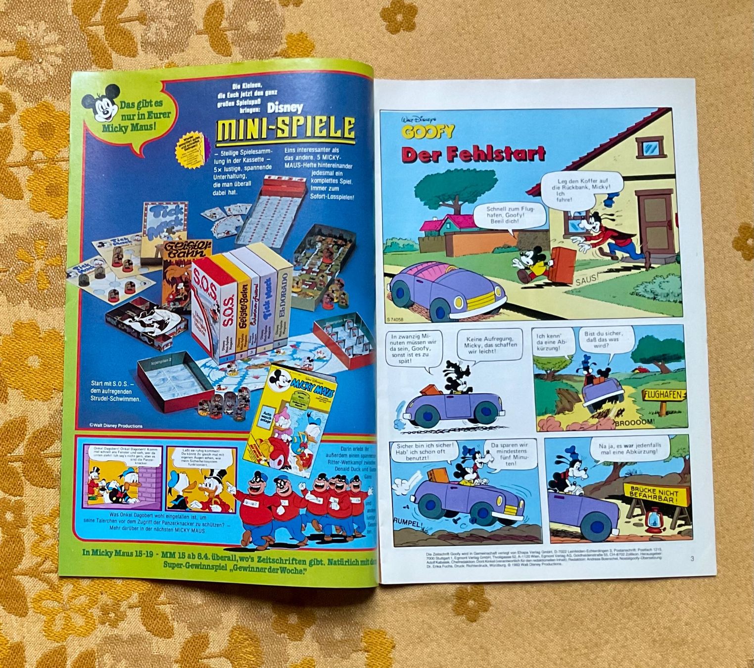 BD: Goofy Heft Nr 4 von 1983 – D'occasion à Endingen par nathan05 1