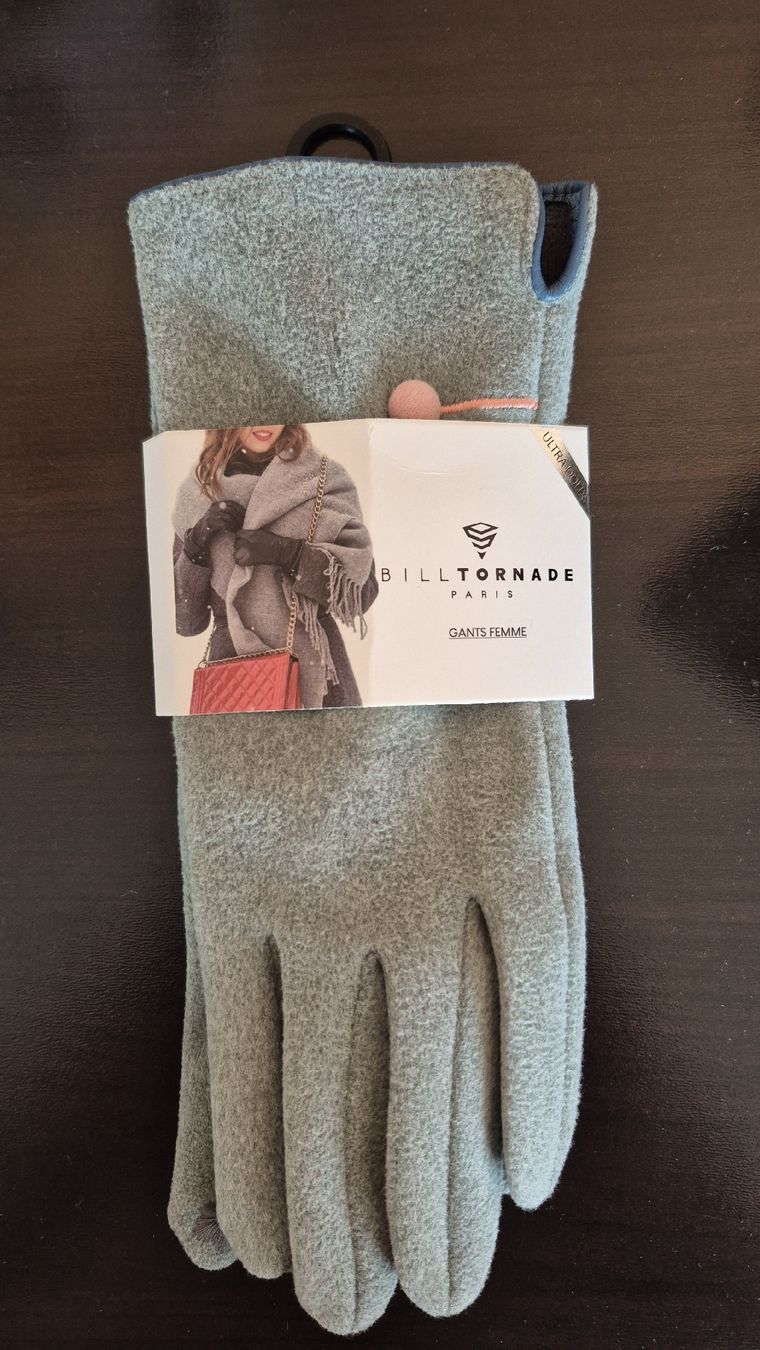 Guanti & manicotti: Gants gris – Nuovo e nell'imballaggio originale da Villars-sur-Glâne venduto da ninisabri