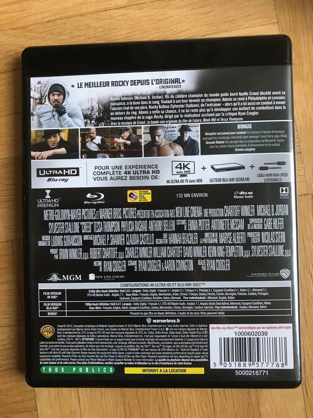 Tutti i DVDs: Creed - 4K UHD + Blu-ray – Nuovo (secondo la descrizione) da Zürich venduto da Malcom 2