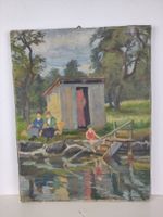 „Szenen am Wasser“ Gemälde