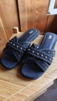 Oxmox Sandalen Denim Style mit Nieten, Grösse 39