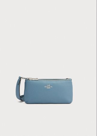  Coach Ledertasche blau neu Ovp
