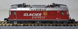 RhB Ge 4/4II Glacier Express 623 Bonaduz MDS Analog Spur N