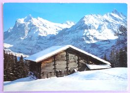 Bei Grindelwald, Wetterhorn und Schreckhorn