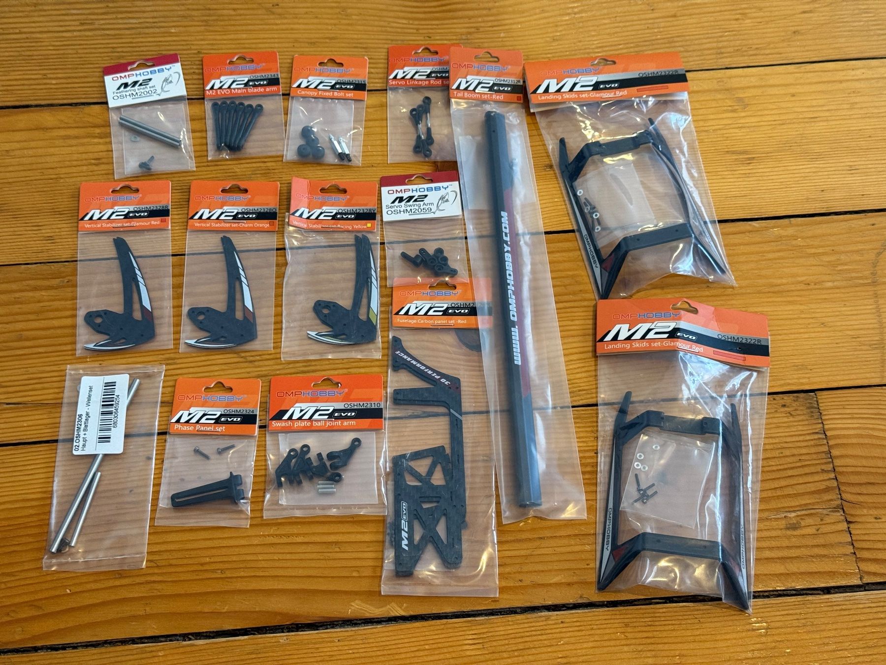 Omphobby RC Modellbau: OMP Hobby M2  Ersatzteilpaket, neu – Gebraucht aus Gümligen von kammmolch