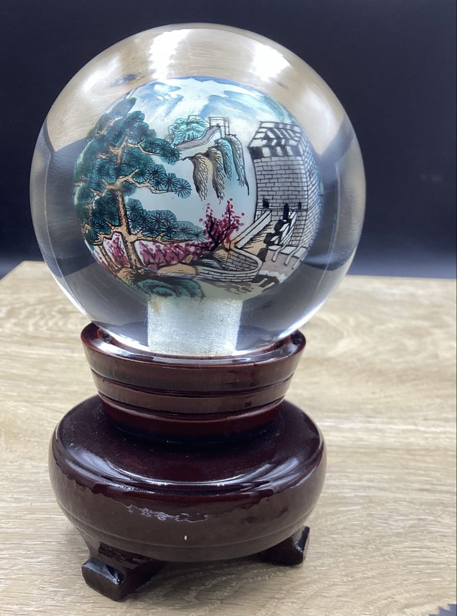 Alle Dekorationen: Globe de verre peint à la main, Chine. – Gebraucht aus Agiez von Beve15