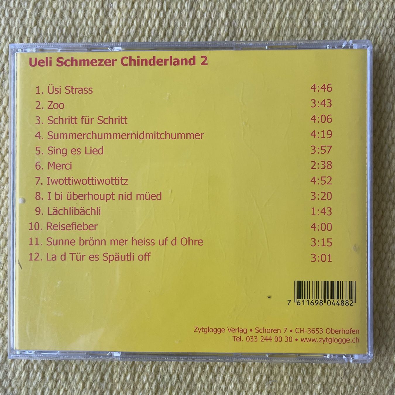 CD: UELI SCHMEZER-CHINDERLAND 2 – Usato da Rorschacherberg venduto da CD-Roli 1