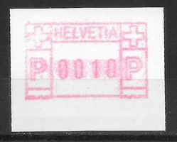 Abart ATM Typ 6 ** Druck auf Gummiseite 31.8.1981