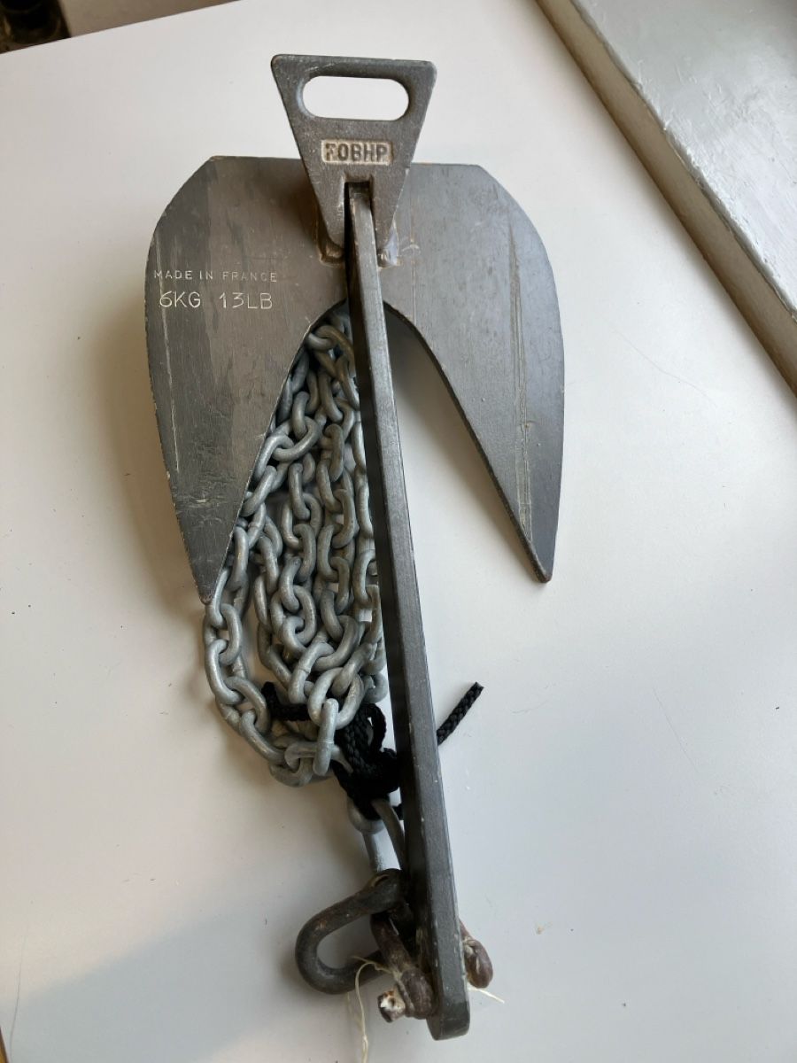 Ancore: Anker 6 Kg mit Kettenvorlauf – Usato da Jona venduto da Napoleon07