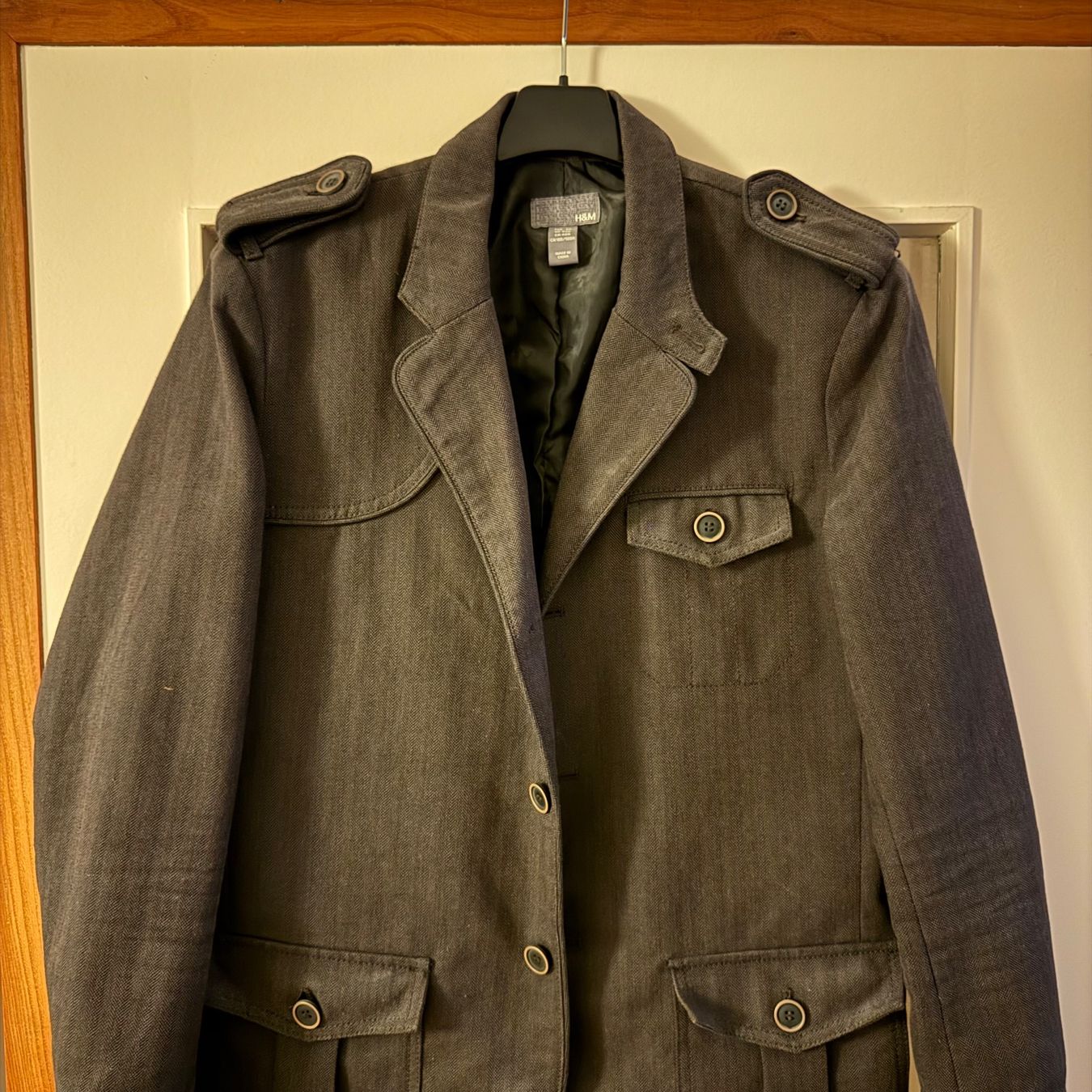 H&M Giacche: H&M Jacke (grau; Grösse 50) – Usato da Schaffhausen venduto da AMJoho 2