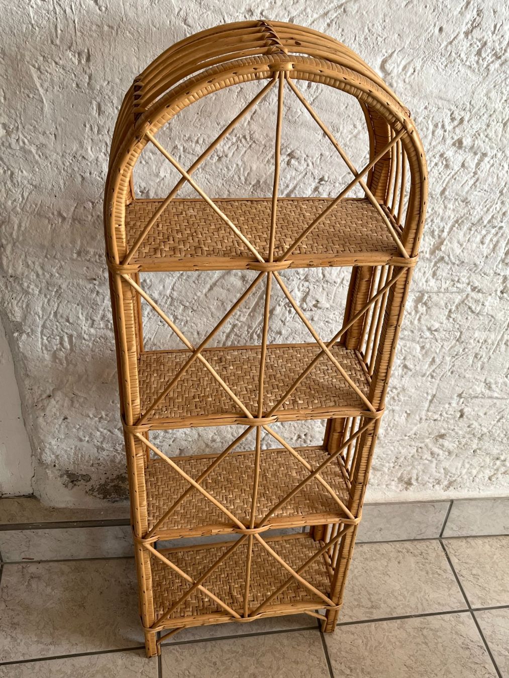 Scaffali: Rattan Regal im Vintage-Stil – Usato da Montlingen venduto da Giardini13 1