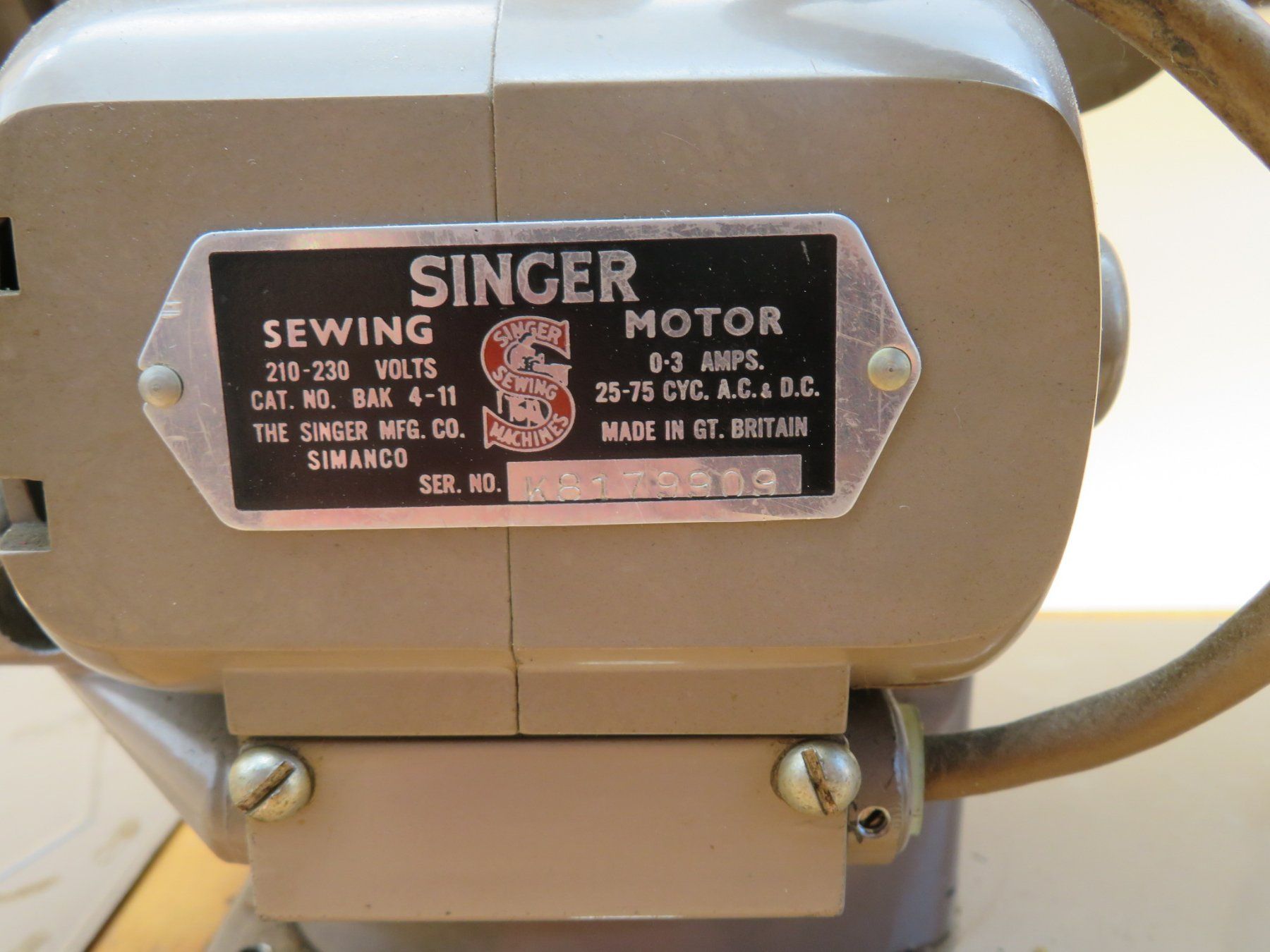 Singer Macchine da cucire: Singer 306k Slant-O-Matic – Usato da Reinach BL venduto da WBZ-Flohmarkt 3