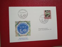 Sonderbrief Sonderdatumstempel 25 Jahre Rothorn Bahn 1996