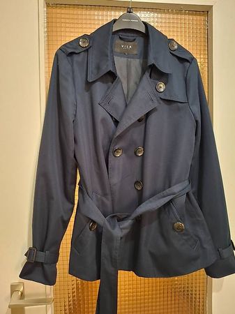 Trench Vila blu marine tg. M praticamente nuovo 