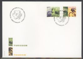 2000, FDC, Dauermarken Tourismus