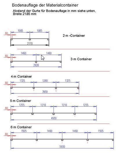 Conteneurs de construction: 6m Lagercontainer Baucontainer Material – Neuf avec emballage d'origine à Oberrüti par RST-AG.CH 4
