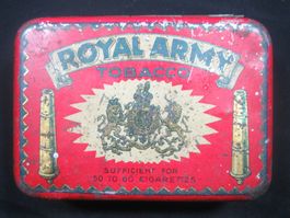 Militär , Antike Tabakdose ROYAL ARMY