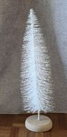 Deko Tannenbaum weiss mit Glitzer