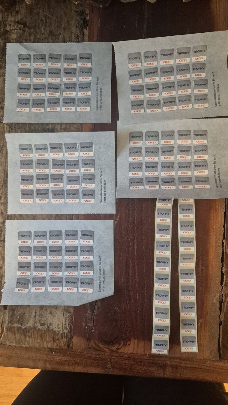 Coop Sammelmarken & -punkte: Coop Trophy 6 volle Sammelkarten – Neu und originalverpackt aus Benglen von Janine_25