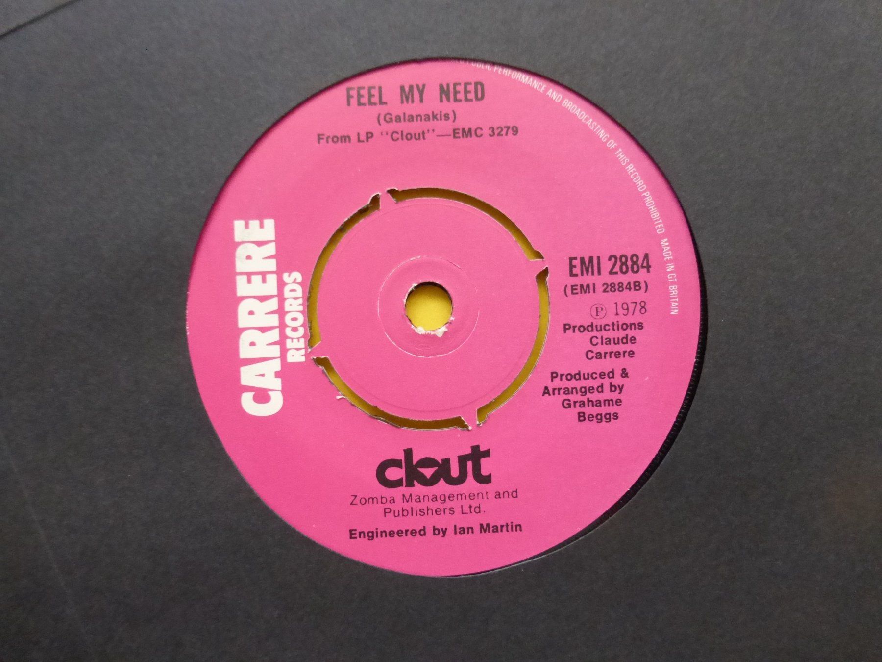Dischi in vinile: Clout – Let It Grow – Usato da Zürich venduto da Swiss57 1