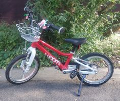 Kinderfahrrad Woom 2 rot 14 Zoll gebrauchter Zustand