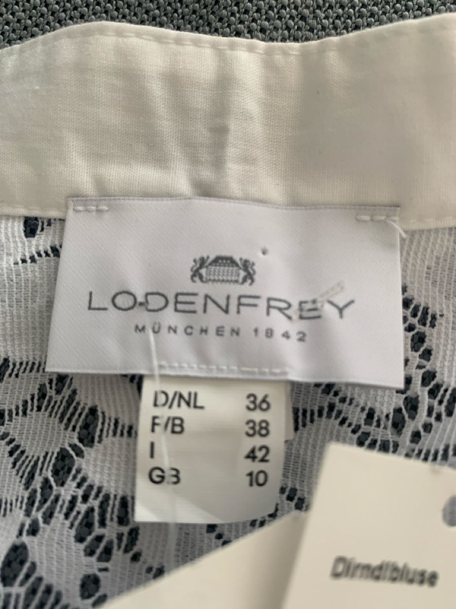 Camicette: Lodenfrey Dirndlbluse, neu mit Etikett, Gr. 36 – Nuovo e nell'imballaggio originale da Zürich venduto da MK124 2