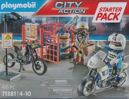 PLAYMOBIL CITY ACTION 71381 starter pack POLIZIOTTO E LADRO