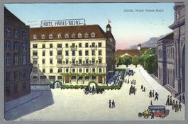 1918, ZÜRICH, HÔTEL ROJAL