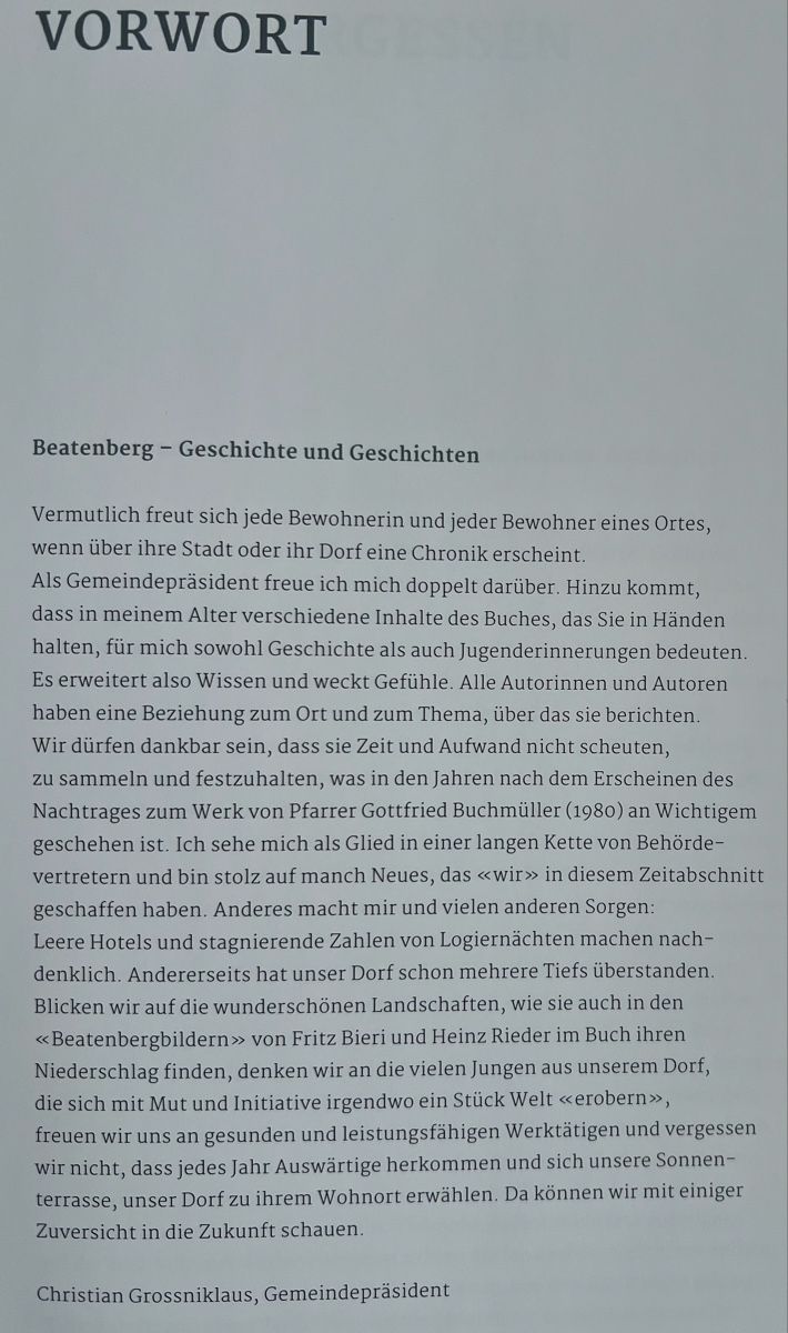 Libri: Beatenberg, Geschichte & Geschichten, Top Zustand! – Nuovo (secondo la descrizione) da Oberhofen Thun'see venduto da SwissTreasure 4