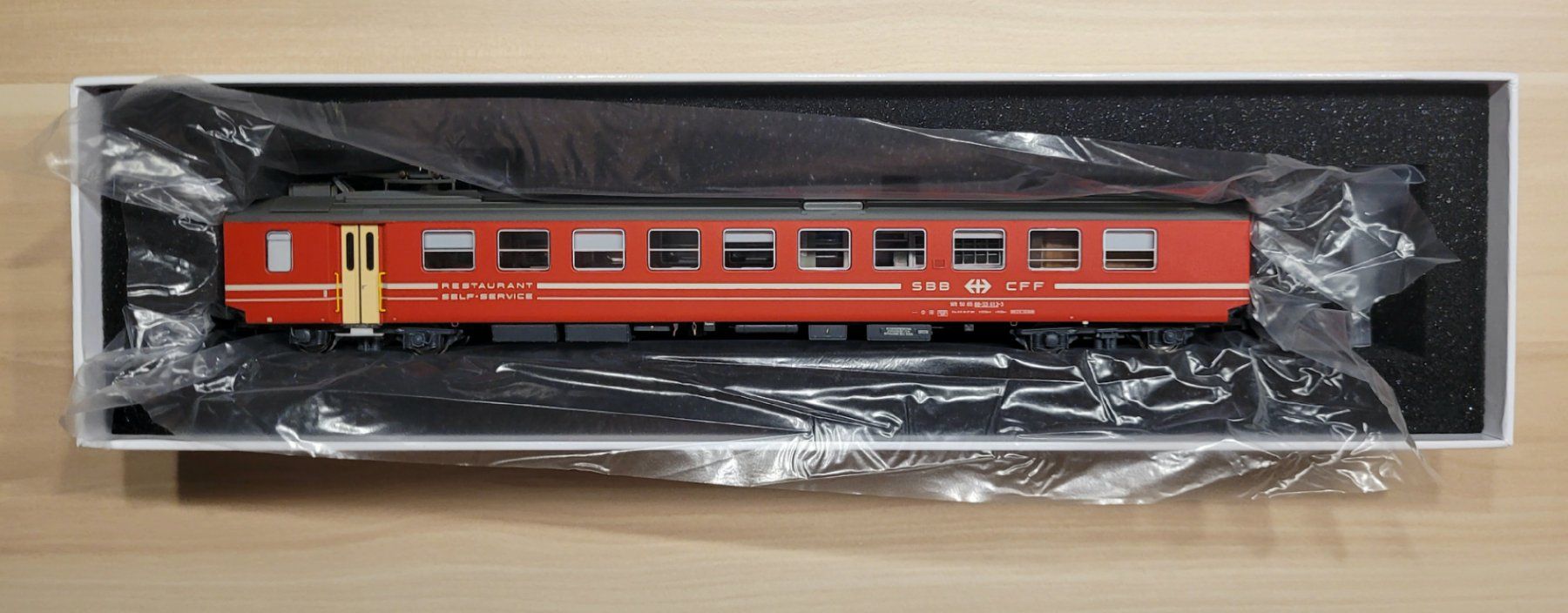 LS Models Trains électriques: LS-Models 47262 DC SBB CFF FFS WR I Self-Service rot – Neuf avec emballage d'origine à Bremgarten AG par Sportivo2007 3