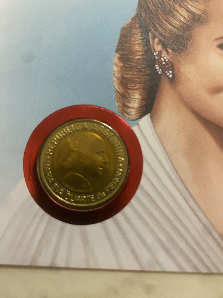 Tutti le monete: Numisbrief Evita Peron Argentina – Usato da Muralto venduto da Alex1912 1