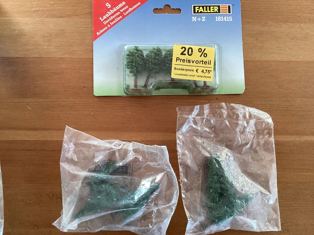 Bäume Und Vieles Mehr - Aufbau Einer Modelleisenbahn Spur H0 (Usato) A