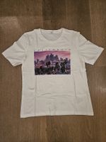 Weisses T-Shirt mit Aufdruck, Grösse M