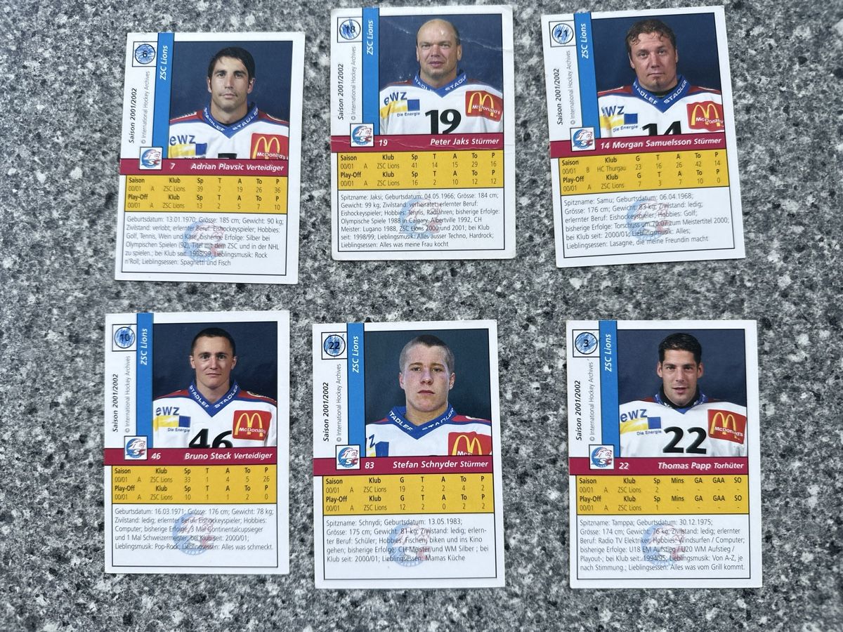 Cartes à collectionner: ZSC Lions 2001/2002 – D'occasion à Morbio Inferiore par Ecod 3