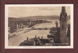 ZÜRICH - Fraumünster und die Alpen - 1927