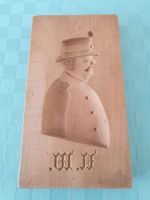 Antikes Holzmodel Biber Militär General Wille
