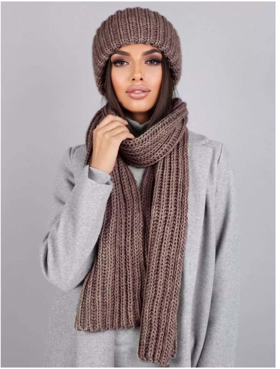 Copricapi, berretti & cappellini: Winter Set: Mütze & Schaal Hellbraun – Nuovo e nell'imballaggio originale da Thun venduto da ols_m9hk 1